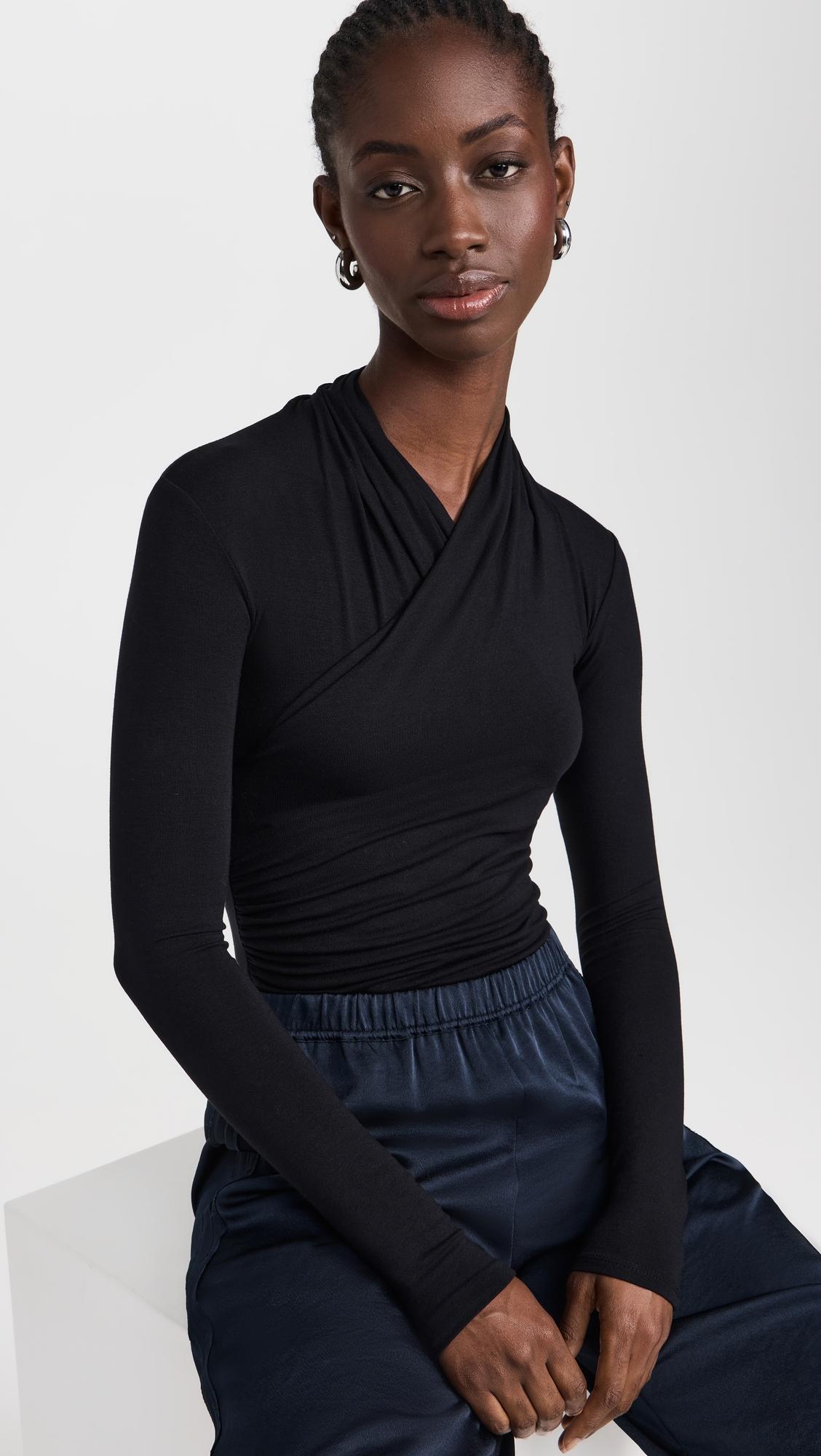 Fixed Wrap Top by VINCE