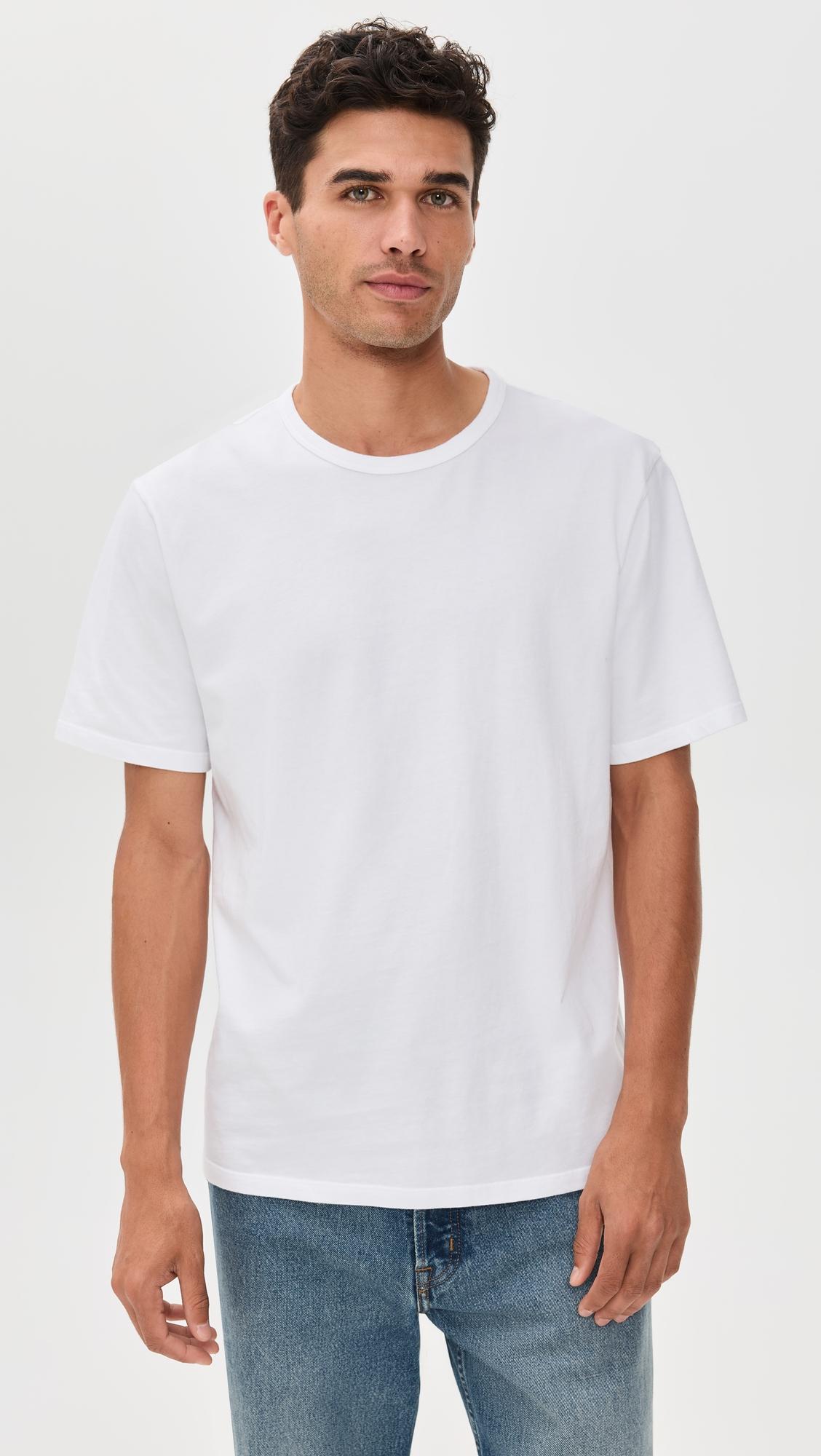 Garment Dye Short Sleeve Crew Tee by VINCE
