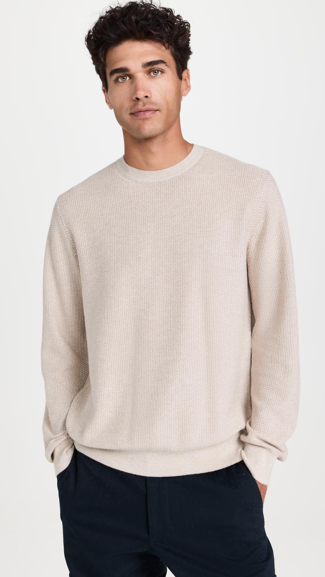 Geo Jacquard Crew Sweater by VINCE