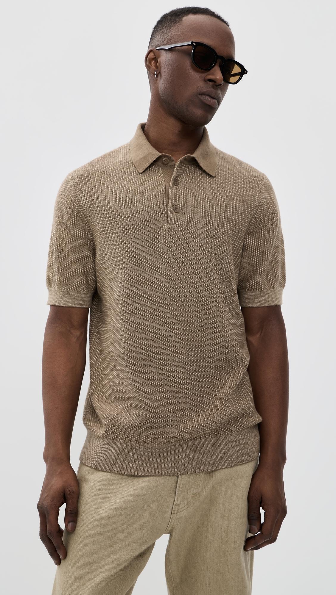 Geo Jacquard Polo by VINCE
