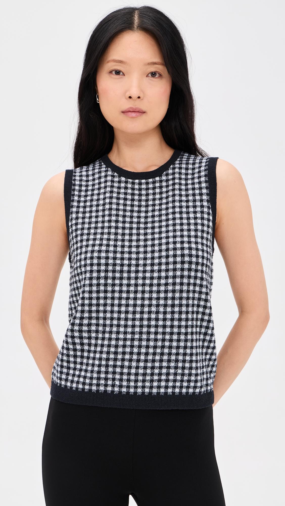 Gingham Tank by VINCE