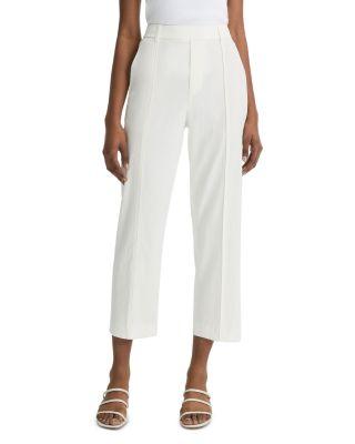 Grace Mid Rise Linen Tapered Pull On Pants by VINCE