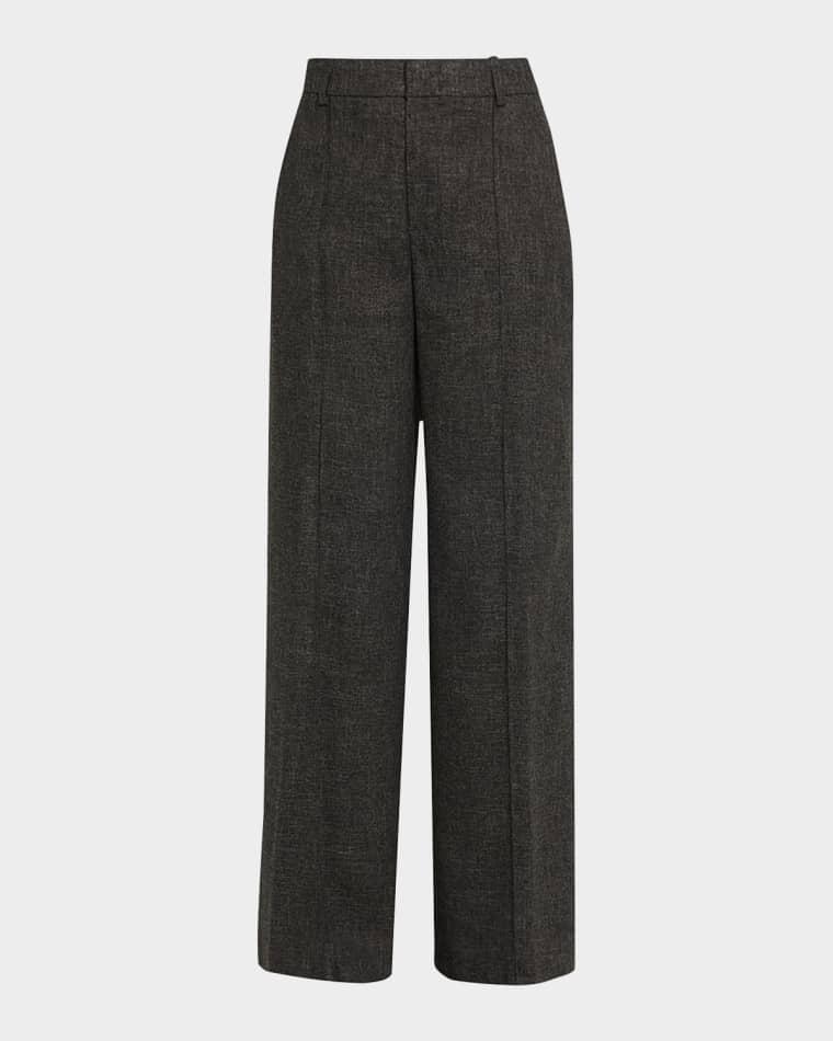 High-Rise Jasper Wool Trousers by VINCE