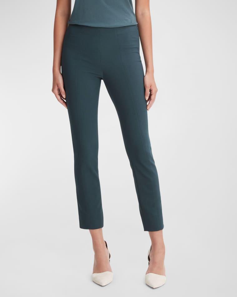 High-Waist Stitched-Front Leggings by VINCE