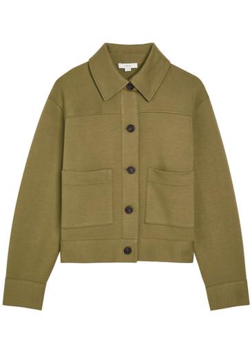 Jersey-knit jacket by VINCE