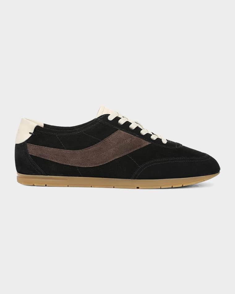 LA Runner Mixed Leather Runner Sneakers by VINCE