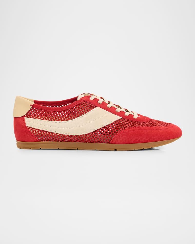 La Runner Suede Netting Sneakers by VINCE