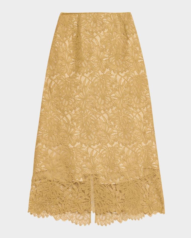 Lace Slip Skirt by VINCE