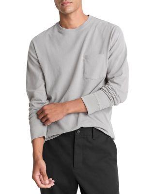 Long Sleeve Crewneck Pocket Tee by VINCE
