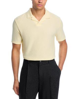 Macro Honeycomb Cabana Johnny Collar Shirt - Exclusive by VINCE