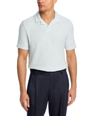 Macro Honeycomb Cabana Johnny Collar Shirt - Exclusive by VINCE