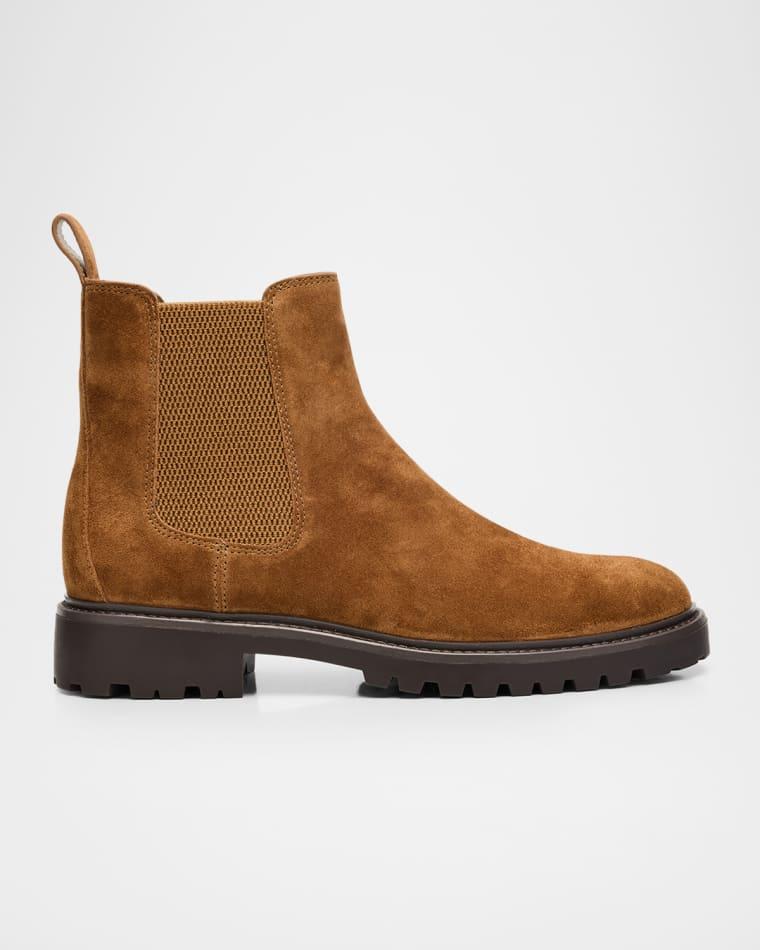 Men's Dave Suede Lug-Sole Chelsea Boots by VINCE