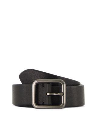 Men's Distressed Leather Belt by VINCE