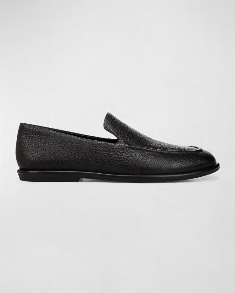 Men's Hann Leather Slip-On Loafers by VINCE