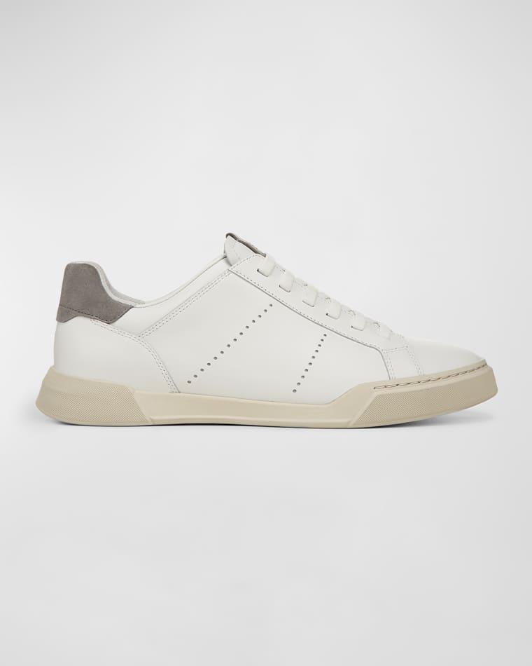 Men's Mixed Leather Low-Top Sneakers by VINCE