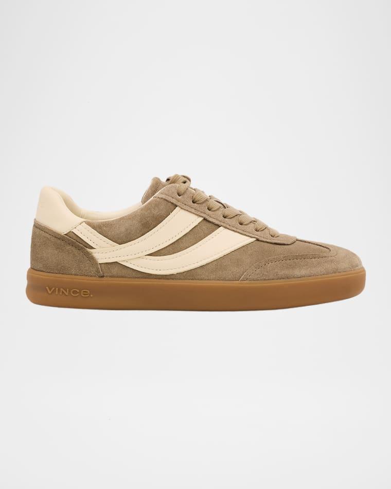 Men's Oasis Suede & Leather Low-Top Sneakers by VINCE
