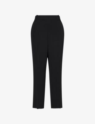 Mid-Rise Tapered-Leg Stretch-Woven Trousers by VINCE