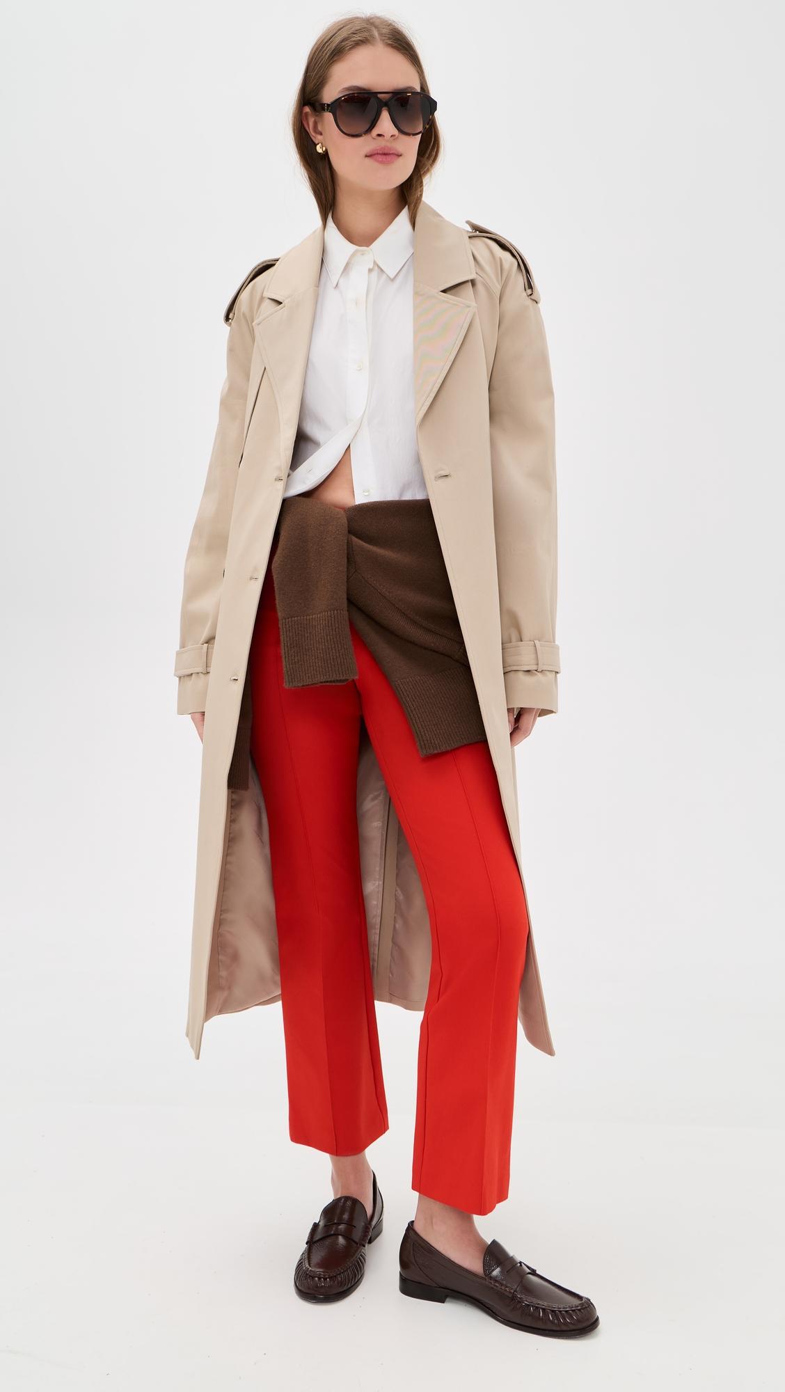 Niki Mid Rise Crop Flare Pant by VINCE