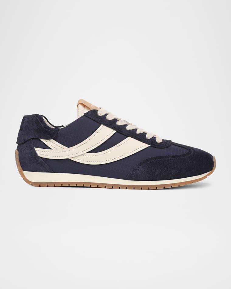 Oasis Mixed Leather Runner Sneakers by VINCE