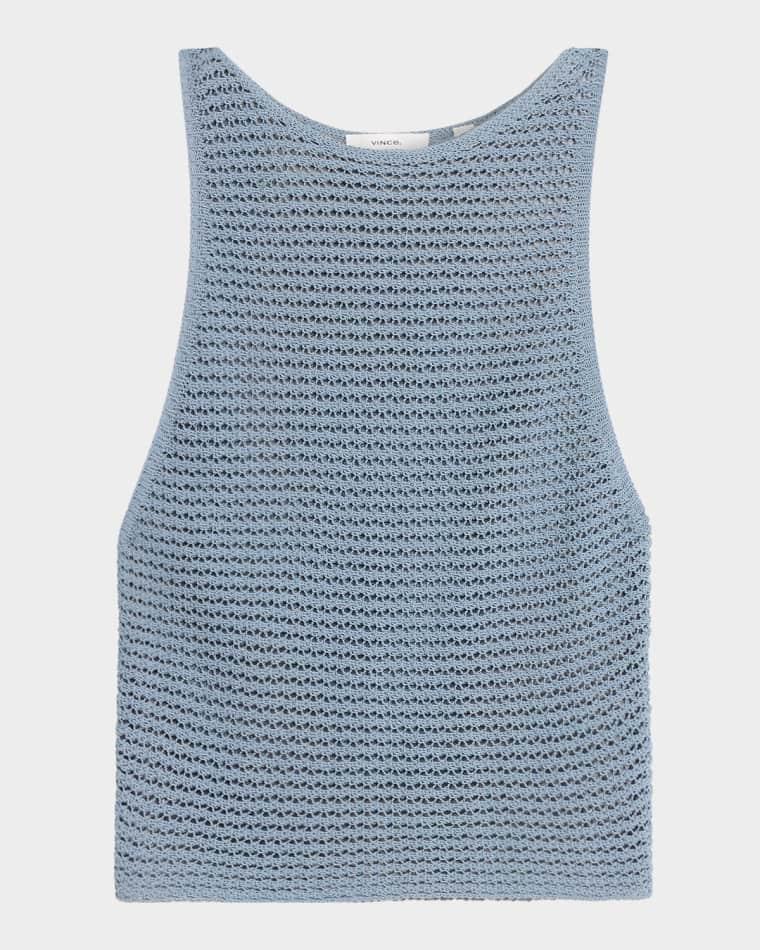 Open-Work Tank Top by VINCE