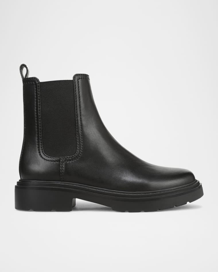 Pinecrest II Leather Lug-Sole Chelsea Boots by VINCE