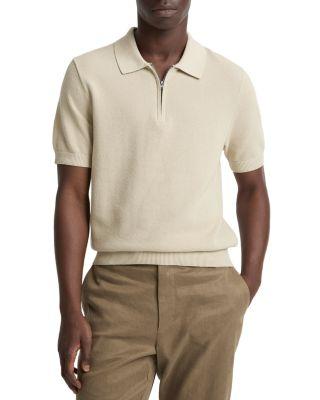 Pique Zip Polo by VINCE