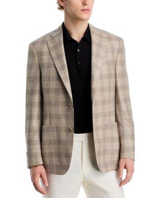 Plaid Slim Fit Unstructured Sport Coat by VINCE Plaid Slim Fit Unstructured Sport Coat by VINCE