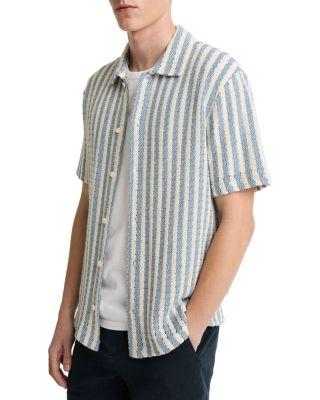 Playa Stripe Short Sleeve Shirt by VINCE
