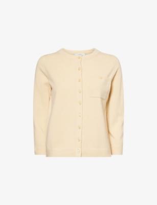Pocket Brushed Wool-Blend Cardigan by VINCE