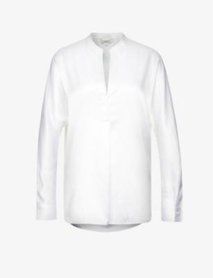 Relaxed-fit silk blouse by VINCE