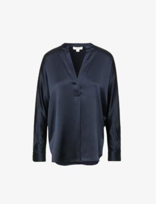 Relaxed-fit silk blouse by VINCE