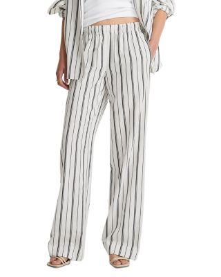 Resort Stripe Drawstring Pants by VINCE