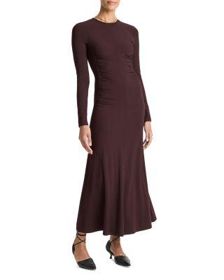 Ruched Maxi Dress by VINCE