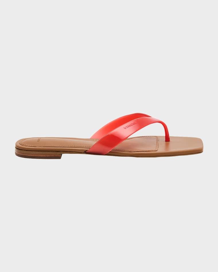San Juan Jelly Flat Thong Sandals by VINCE