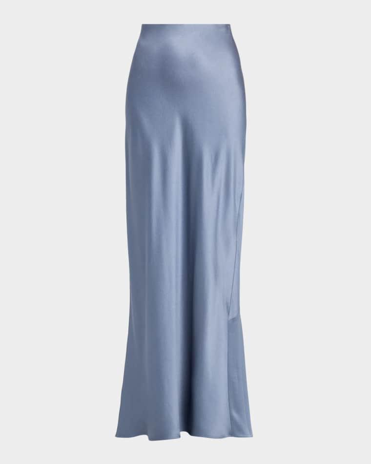 Satin Maxi Slip Skirt by VINCE