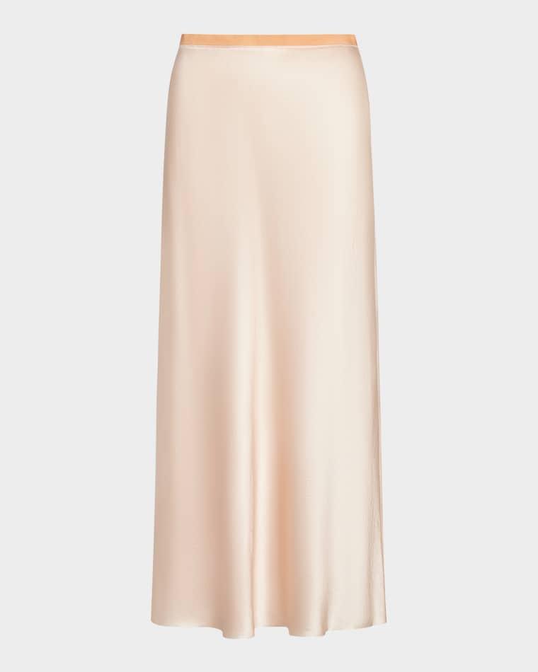 Satin Slip Skirt by VINCE