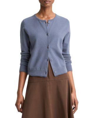 Scallop Trim Cardigan Sweater by VINCE
