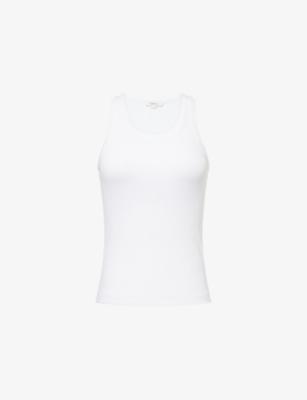 Scoop-neck stretch-jersey top by VINCE