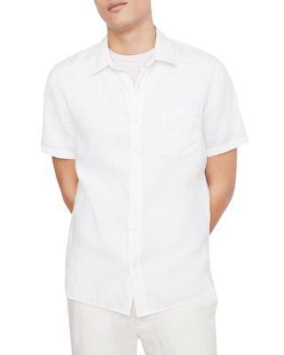 Short Sleeve Linen Shirt by VINCE