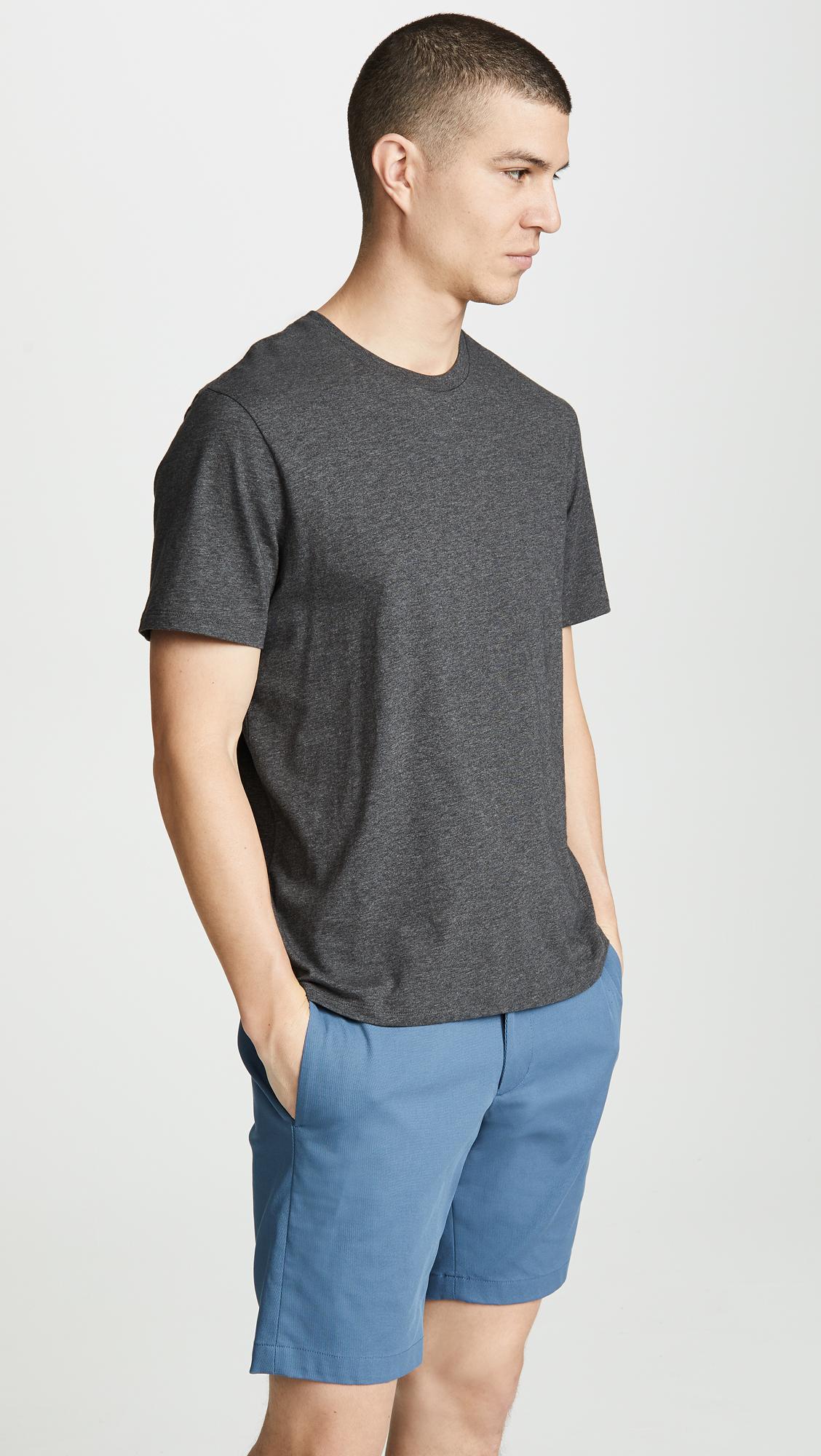 Short Sleeve Pima Crew Neck Tee by VINCE