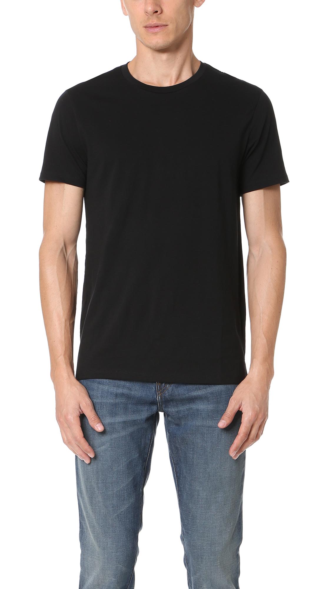Short Sleeve Pima Crew Neck Tee by VINCE