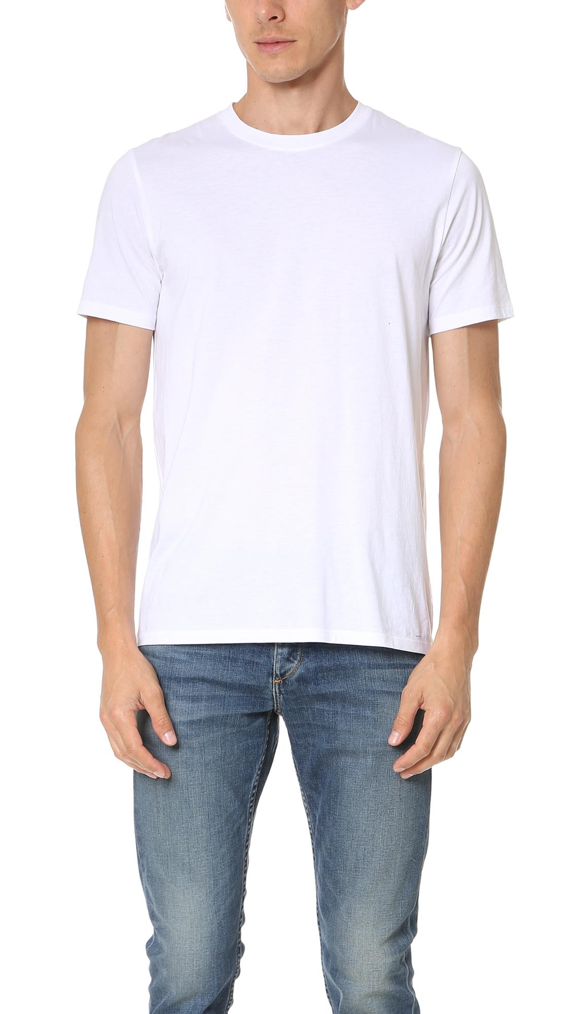 Short Sleeve Pima Crew Neck Tee by VINCE