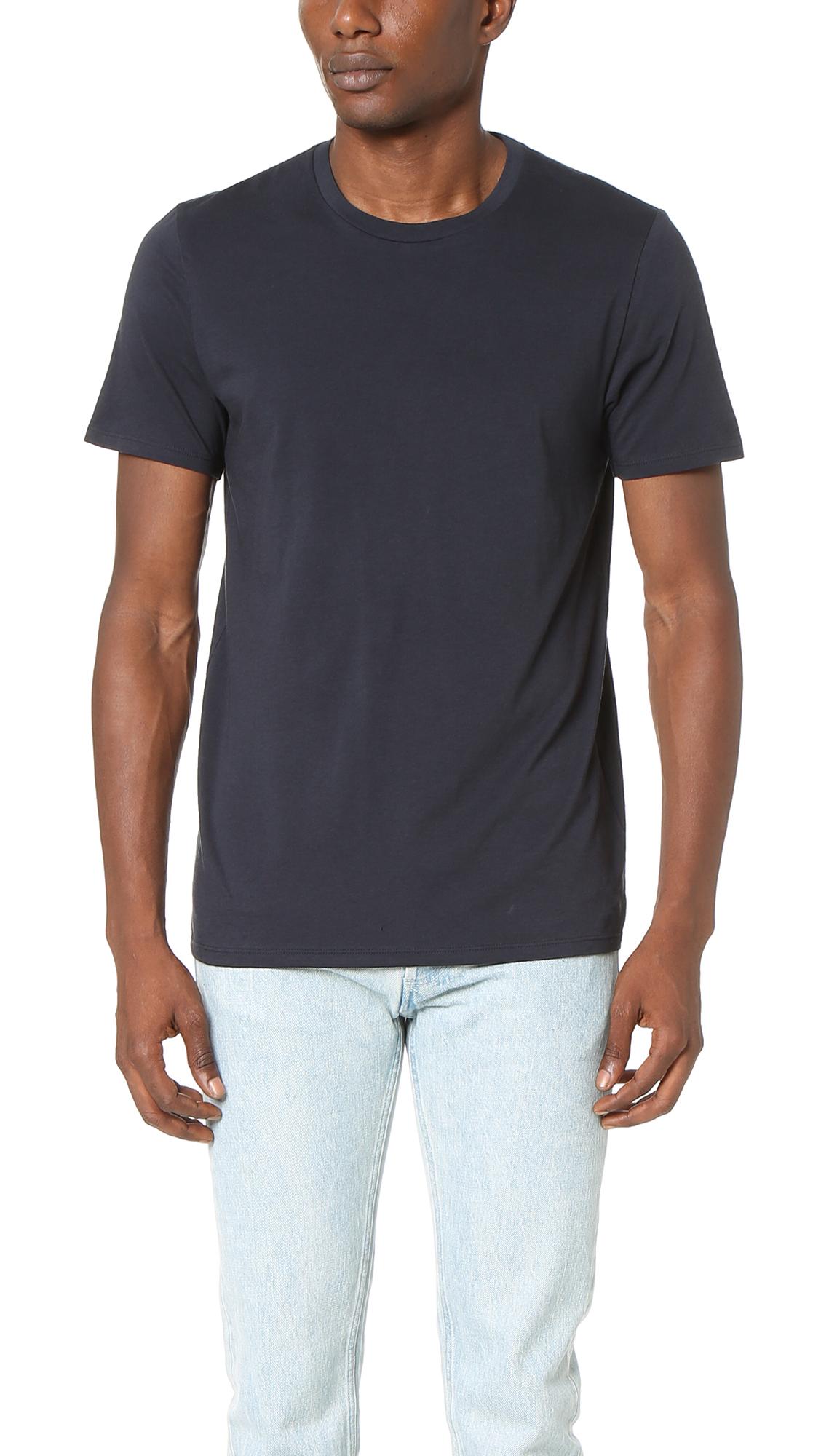 Short Sleeve Pima Crew Neck Tee by VINCE