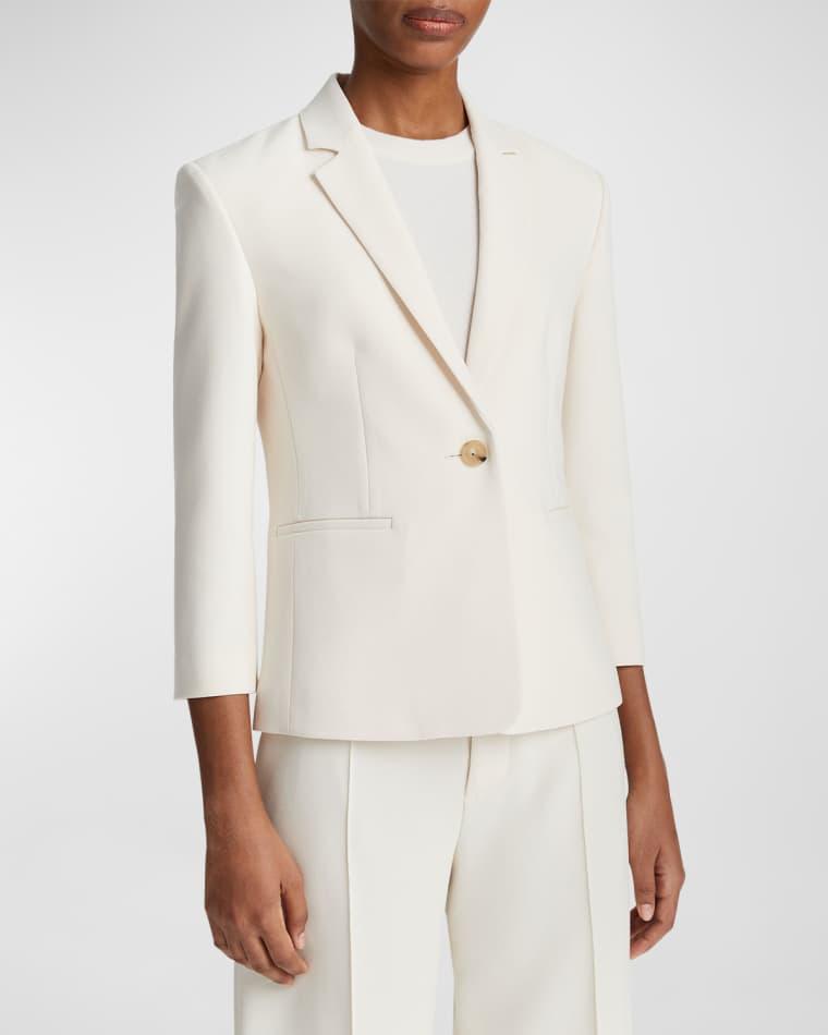 Shrunken Bracelet-Sleeve Blazer by VINCE