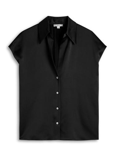 Silk-satin shirt by VINCE