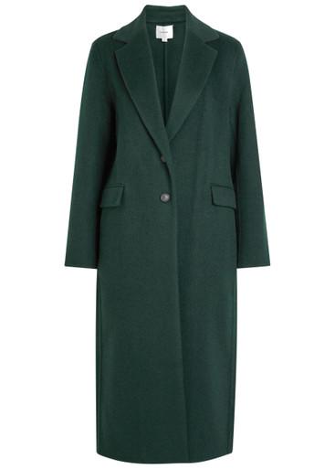 Single-breasted wool-blend coat by VINCE