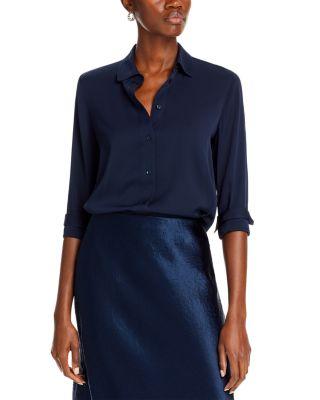 Slim Fitted Blouse by VINCE