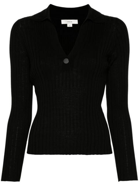 Snap polo sweater by VINCE
