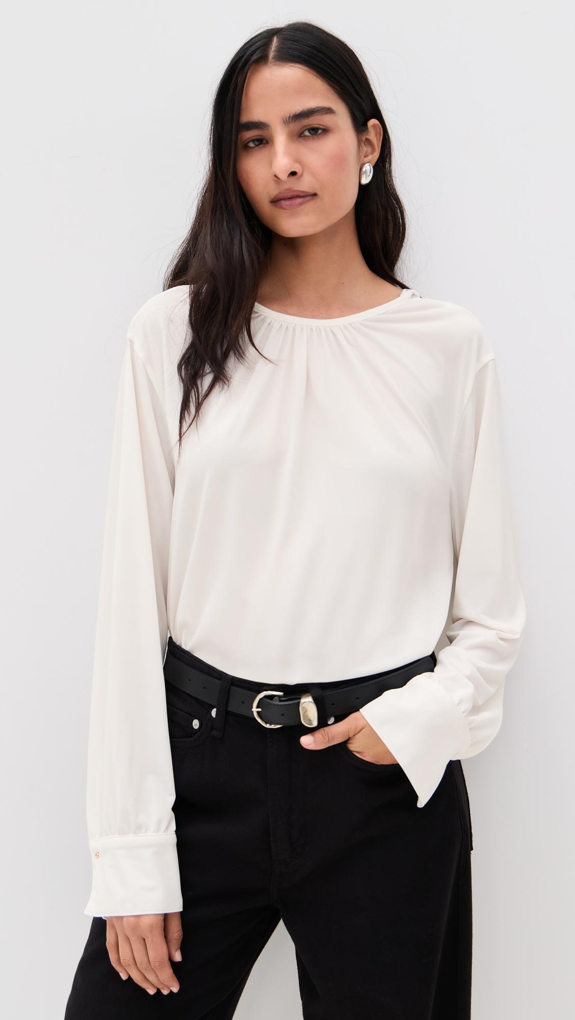 Soft Gathered Blouse by VINCE