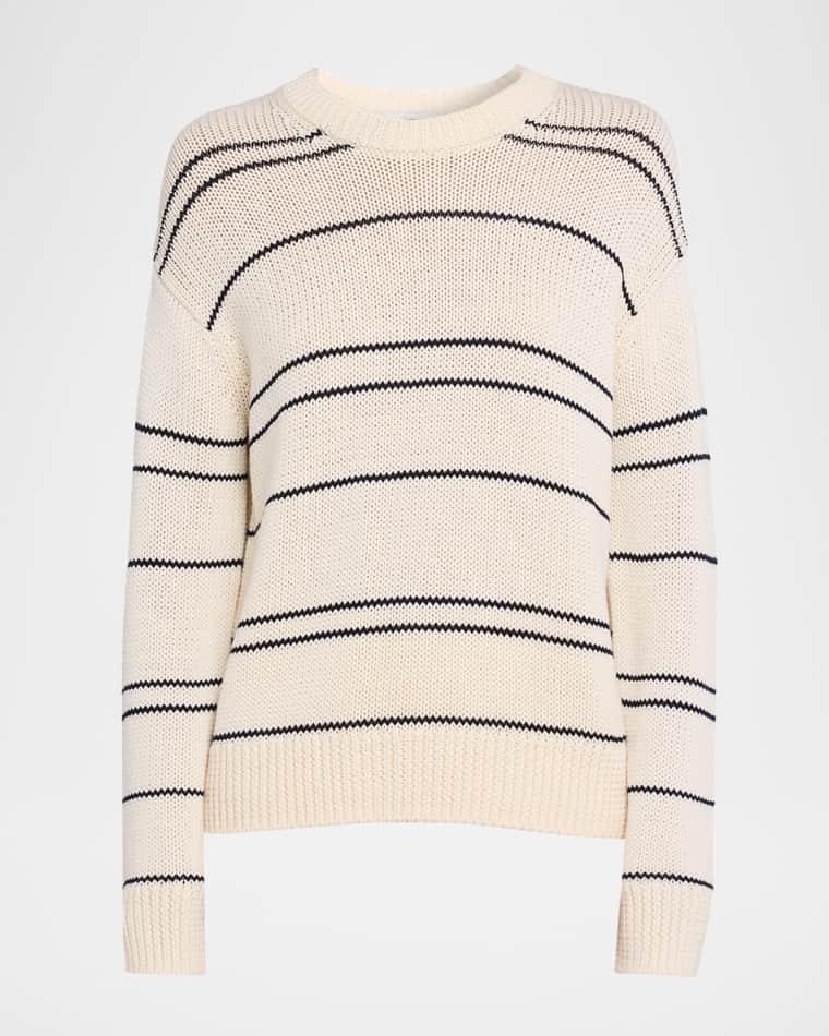 Stripe Crewneck Sweater by VINCE